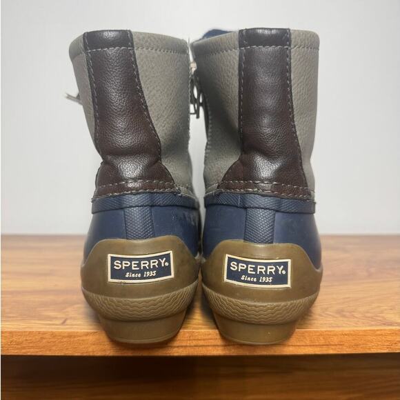Sperry Women's Rainboots Syren Gulf Ankle Duck Boots Grey Sz 8 Rubber STS80525 - Picture 3 of 6